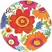 Floral Splash 10-1/2-Inch Dinner Plates, 8-Pack