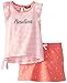 Nautica Girls' Yarn Dye Stripe Top and Skirt
