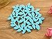 Coasters for Drinks Pool Blue Set of 6 - Gift Worthy, Bride's Choice - Large 4.5 Inch Size