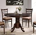 Furniture online: Dining Table with Solid Wood Top - Espresso Finish