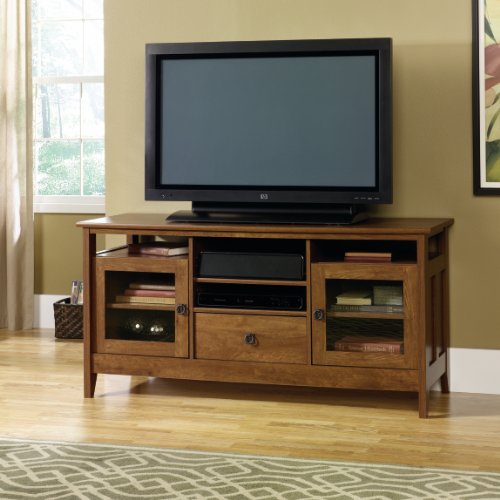 Entertainment Center - Oiled Oak Finish On Sale