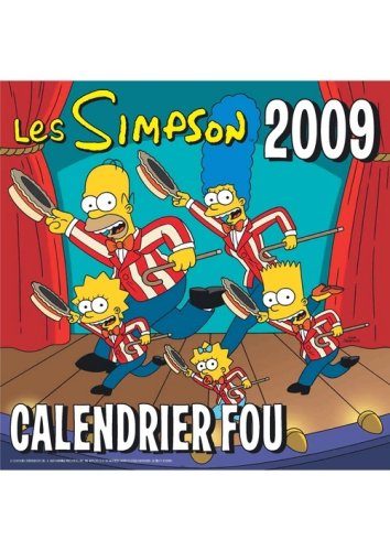 Calendrier Fou les Simpson 2009