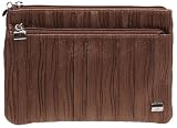 La Bagagerie Pouch.Pli, Pochette 20x15 cm femme - Mordor&eacute;, Synth&eacute;tique