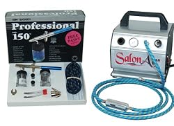 Airbrush Depot Kit Badger 150-7 Double-Action Siphon Feed Airbrush Kit with TC-60 Airbrush Compressor