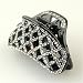 Latour Black Crystal - Cubitas Avignon Collection (Made in France, Swarovski Crystals, Claw clip)