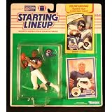 DENNIS GENTRY / CHICAGO BEARS 1990 NFL Starting Lineup Action Figure & 2 Exclusive NFL Collector Trading Cards