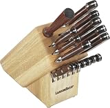 LamsonSharp 16-pc. Block Set - Wood Handle/ Silvertone Accents