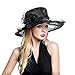 Women's Organza Church Derby Fascinator Cap Kentucky Tea Party Wedding Hat