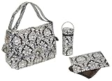 Laminated Buckle Bag - Toile Brown
