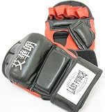 Leather Wristwrap Heavy Bag Gloves Boxing Training Gloves