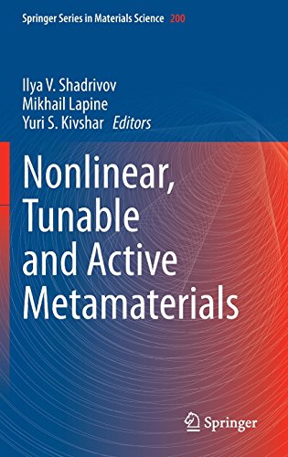 Nonlinear, Tunable and Active Metamaterials (Springer Series in Materials Science)