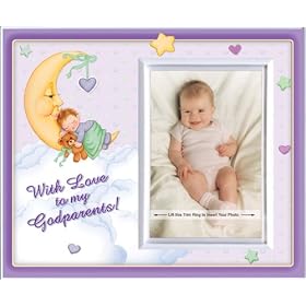 With Love to My Godparents - Picture Frame Gift by Baby Born
