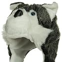 Decorative Winter Hat in Animal Designs (Wolf)