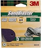 3M SandBlaster Sanding Discs, 60-Grit, 5-Inch, 10-Pack