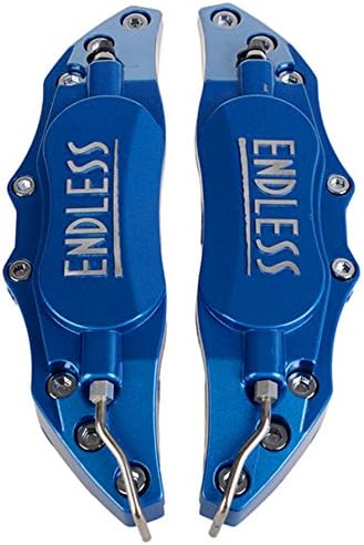 2Pcs Car 3D Blue ENDLESS Style Brake Caliper Covers Front & Rear UNIVERSAL Set