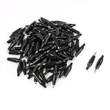ワニ口クリップ，SODIAL(R)100ｘ35 mm黒ワニバッテリークランププローブ