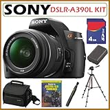 Sony DSLR Alpha DSLR-A390L 14.2MP Camera & 18-55 Lens + 4GB Deluxe Kit