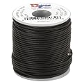 The Leather Factory Round Leather Lace Spool - Black