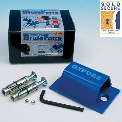 Oxford BruteForce Motorcycle Motor Bike Bicycle High Security Ground Wall Anchor