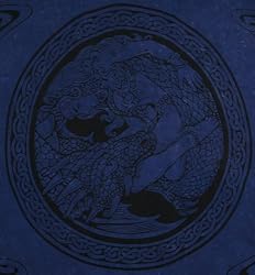 Dragon and Maiden Blue Celtic Sarong 44" X 66" Sarong