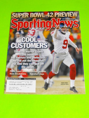 Lawrence Tynes New York Giants Super Bowl 42 Preview (Sporting News Magazine - January 28, 2008)
