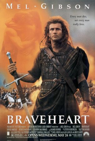 Braveheart - Mel Gibson - One Sheet 27x39 Poster