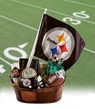 51qrG%2Bgg14L. SL160  Pittsburgh Steelers Deluxe NFL Gift Basket Snack Attack