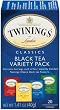 Twinings Variety Pack of Four Flavors, Tea Bags, 20-Count Boxes (Pack of 6)