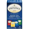 Twinings Variety Pack of Four Flavors, Tea Bags, 20-Count Boxes (Pack of 6)