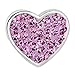 CharmsStory I Love Mom Heart Jewelry Charms Purple Birthstone Crystal Sale Cheap Beads Fit Pandora Bracelet