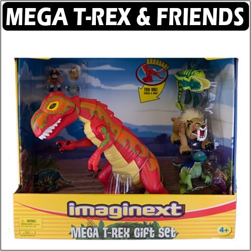 Fisher Price Motorized Roaring T-Rex Dinosaur Red - Fisher Price J7485 images