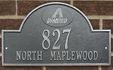 Arizona Diamondbacks Pewter and Silver Personalized Address Plaque
