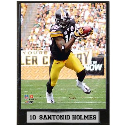 Encore Select 510-FBPIT10 Pittsburgh Steelers Santonio Holmes 9x12 Plaque
