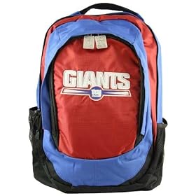 New York Giants Embroidered Team Logo Backpack