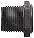Banjo RB050-025 Polypropylene Pipe Fitting, Reducing Bushing, Schedule 80, 1/2 NPT Male x 1/4
