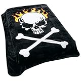 Skull & Cross Bones Bed Blanket/cover