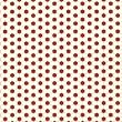 Large Hexagon Red & White Tile Flooring Dollhouse Miniature