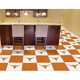 Fan Mats Texas Longhorns NCAA Team Logo Carpet Tiles