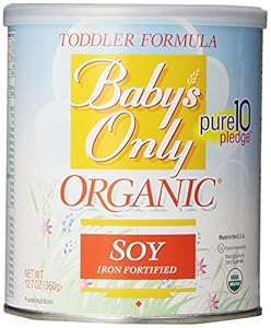 Babys Only Soy Organic Toddler Formula, 12.7-Ounce Canister