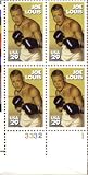 1993 JOE LOUIS ~ BOXER #2766 Plate Block of 4 x 29 cents US Postage Stamps
