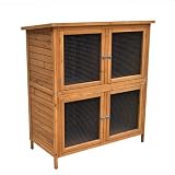 Hasenstall Kleintierstall Kaninchenstall 4er Box