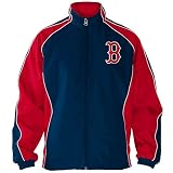 MLB Men's Boston Red Sox Full Zip Team Color Jacket , Navy, XX-Large