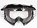 TMS® Adult BLACK GOGGLES Motocross MX Dirt Bike ATV Off-Road (2718-K)
