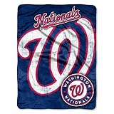 BSS - Washington Nationals MLB Micro Raschel Blanket (50in x 60in)