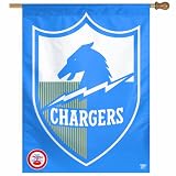 NFL San Diego Chargers 27-by-37 inch Vertical Logo Flag