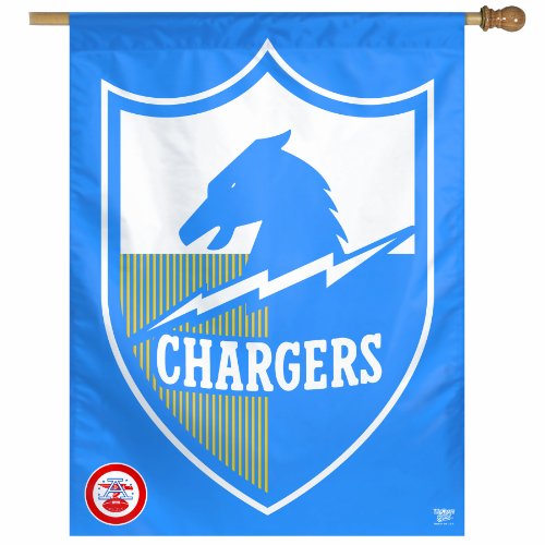 NFL San Diego Chargers 27-by-37 inch Vertical Flag