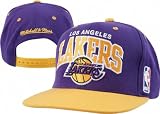 Los Angeles Lakers Mitchell & Ness NBA Team Arch Throwback Snap Back Hat