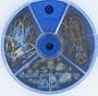 Eagle Claw Tackle Hook,Swivel & Sinker Assortment 75pcs #05010-001