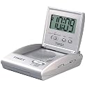 Timex Silver Travel Alarm Clock Radio