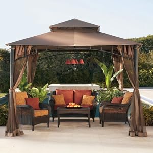 Outdoor Patio Home Madaga Gazebo – 10×10′
